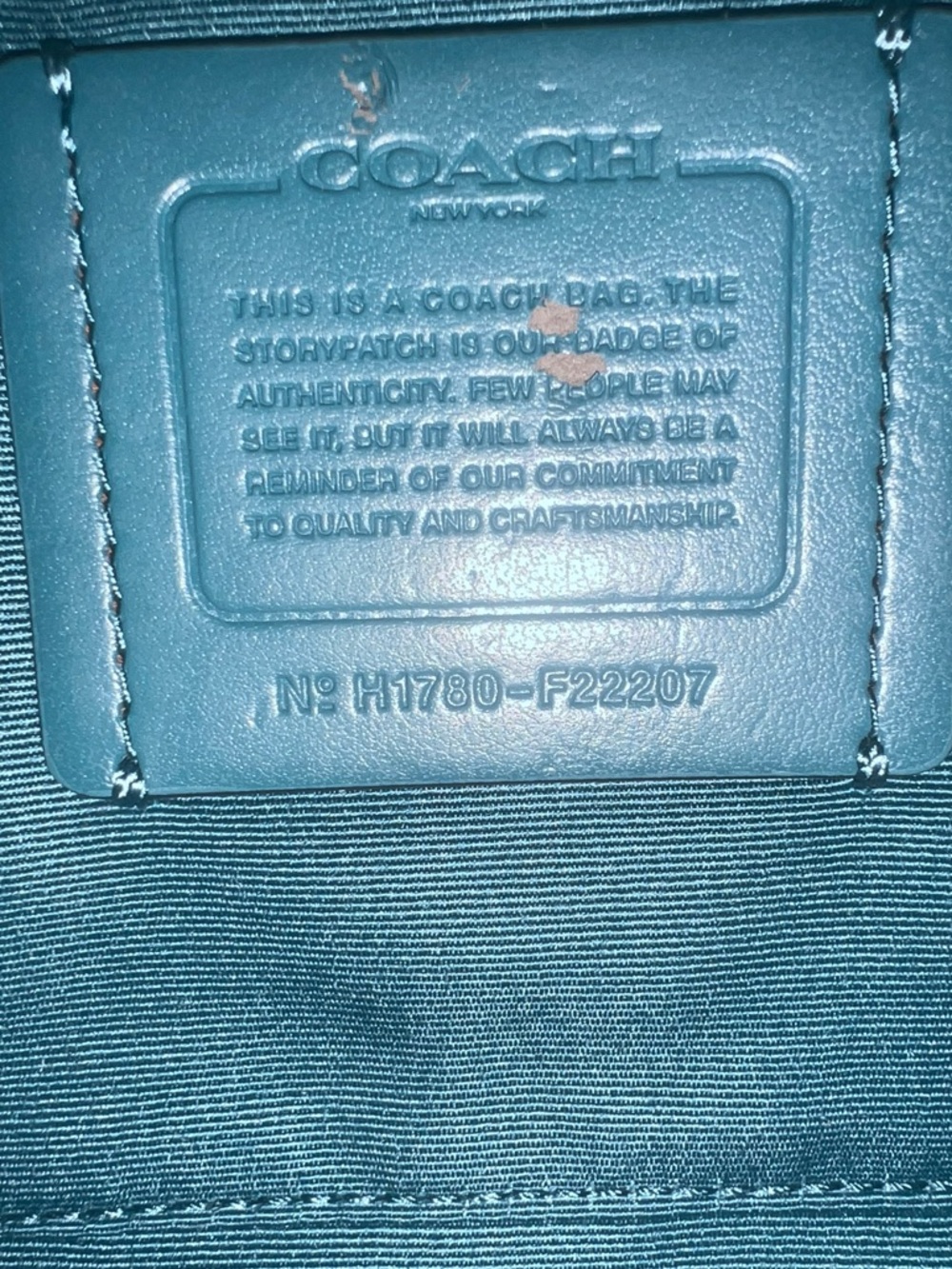 Coach Carrie metallic purse - Picture 6 of 15